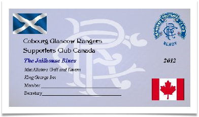 Cobourg Glasgow Rangers Supporters Club Canada
