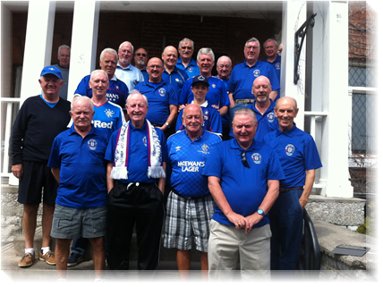 Members of the Cobourg Rangers Supporters Club